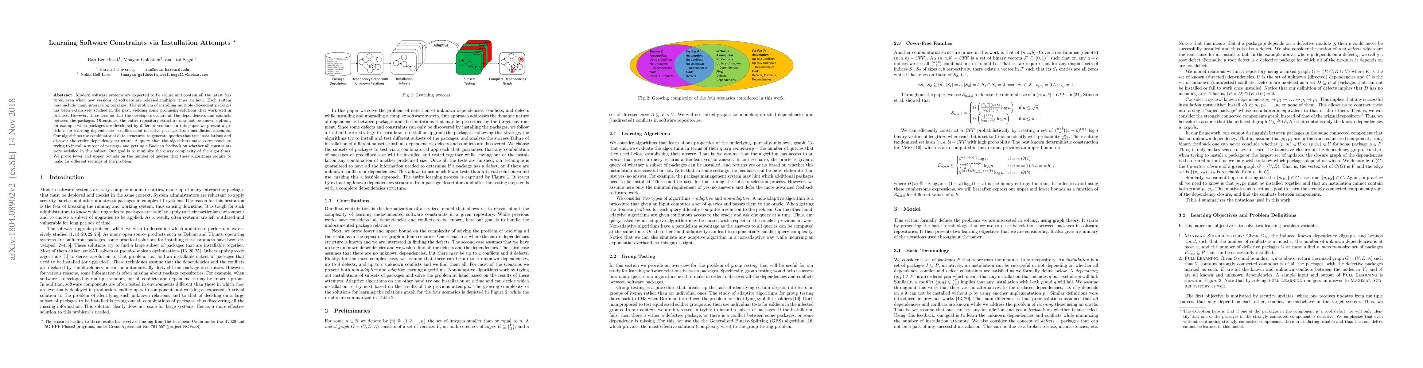 Thumbnail for Learning Software Constraints via Installation Attempts