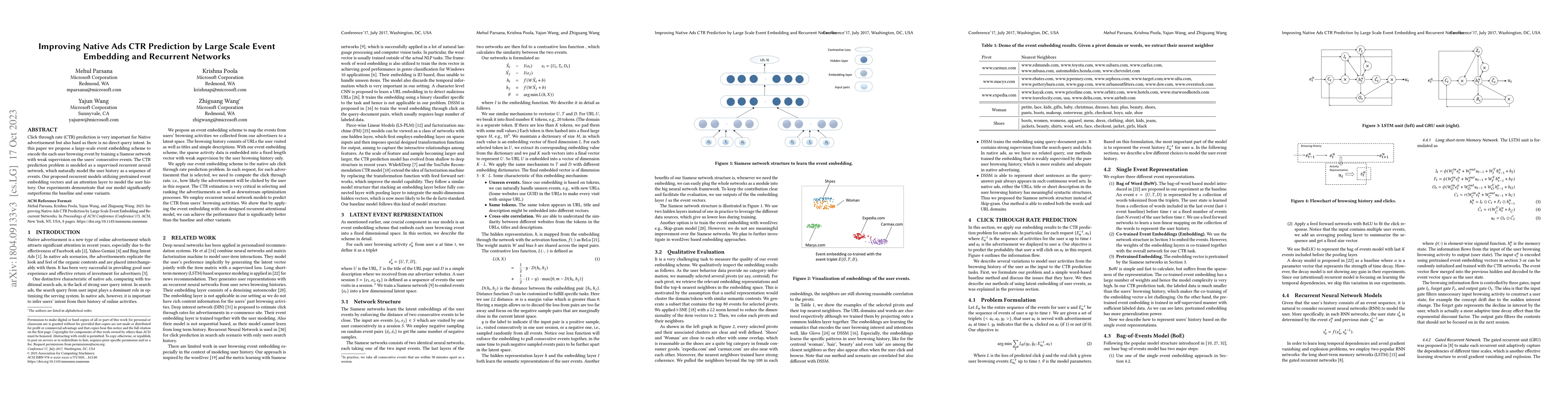Thumbnail for Improving Native Ads CTR Prediction by Large Scale Event Embedding and
  Recurrent Networks