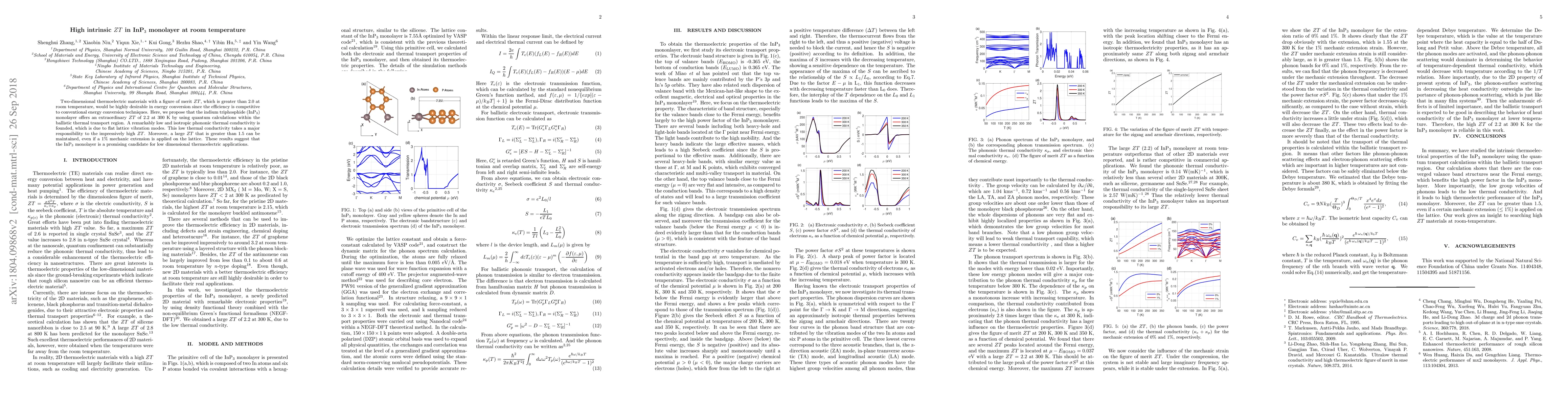 Thumbnail for High intrinsic $ZT$ in InP$_3$ monolayer at room temperature