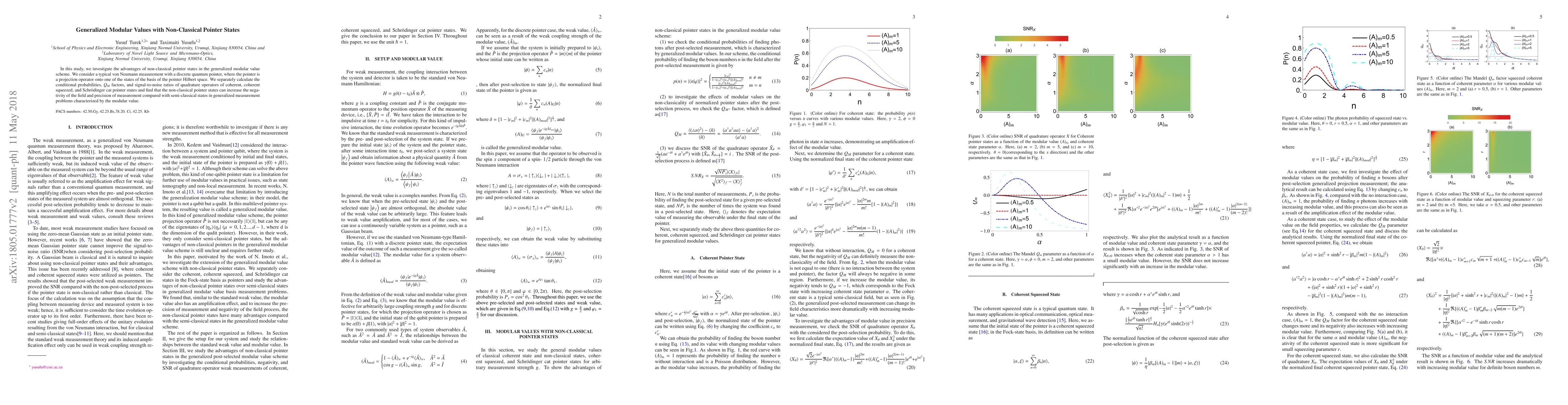 Thumbnail for Generalized Modular Value with Nonclassical Pointer States