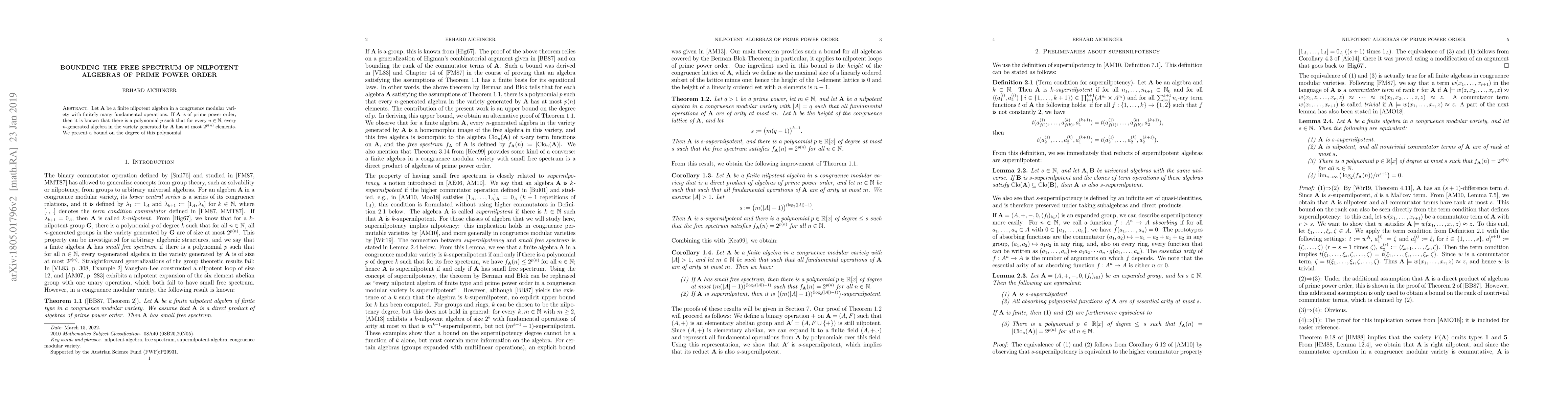 Thumbnail for Bounding the free spectrum of nilpotent algebras of prime power order