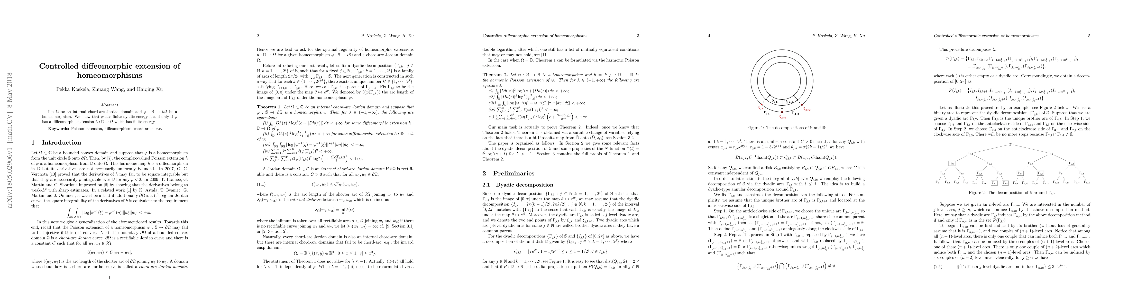 Thumbnail for Controlled diffeomorphic extension of homeomorphisms