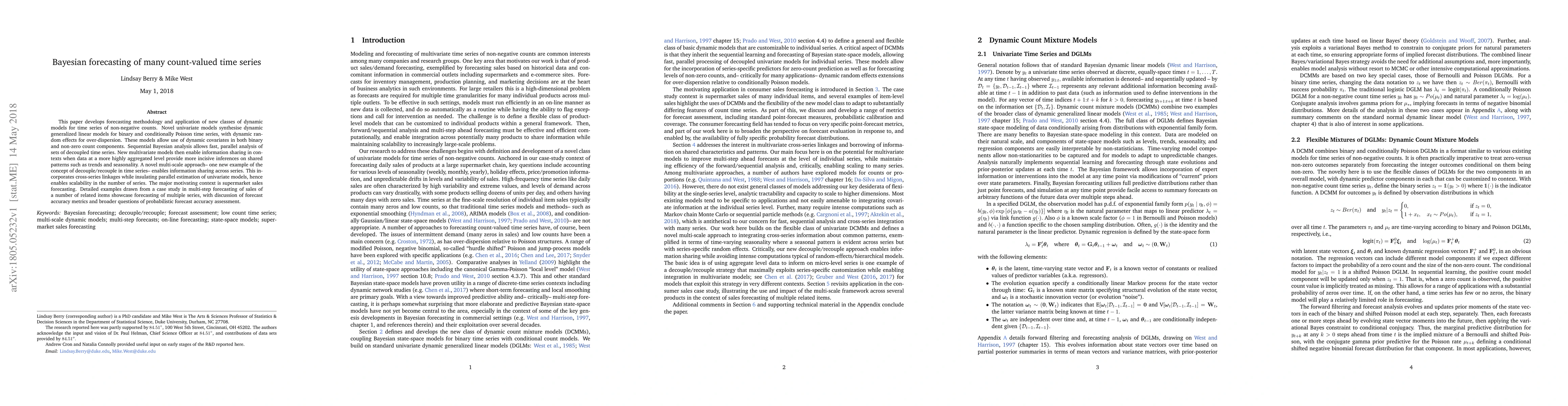 Thumbnail for Bayesian forecasting of many count-valued time series