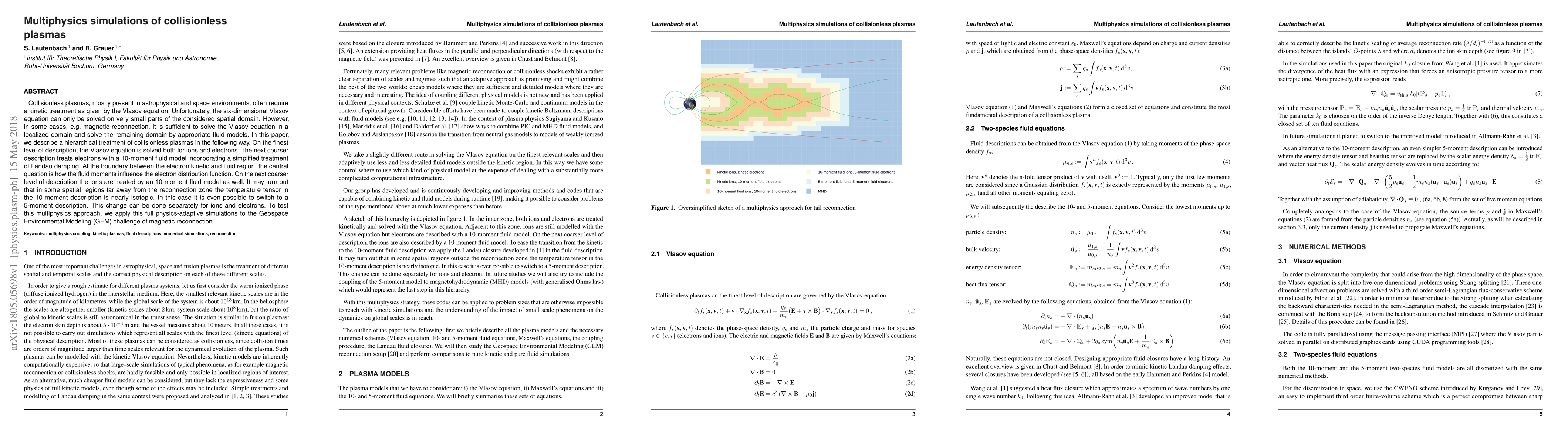 Thumbnail for Multiphysics simulations of collisionless plasmas