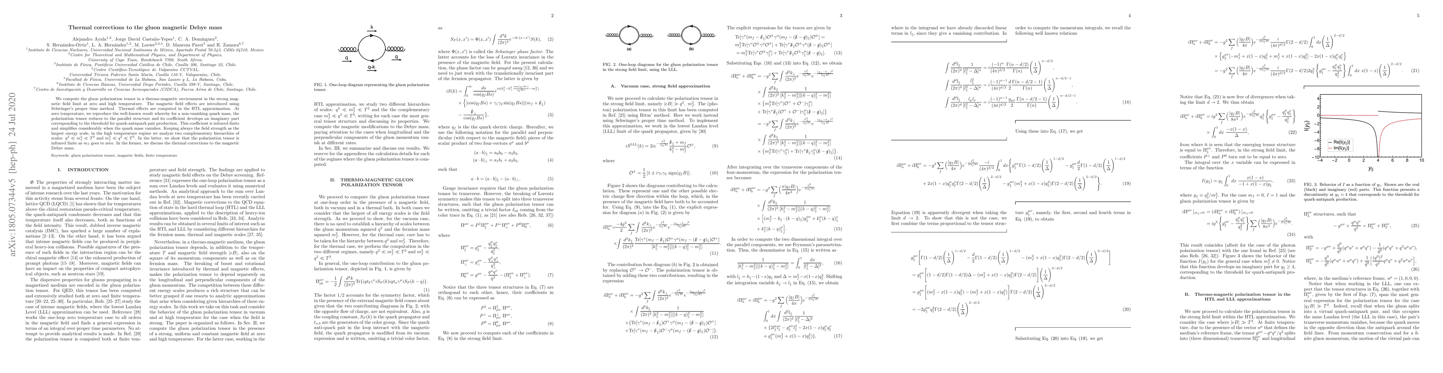 Thumbnail for Thermal corrections to the gluon magnetic Debye mass