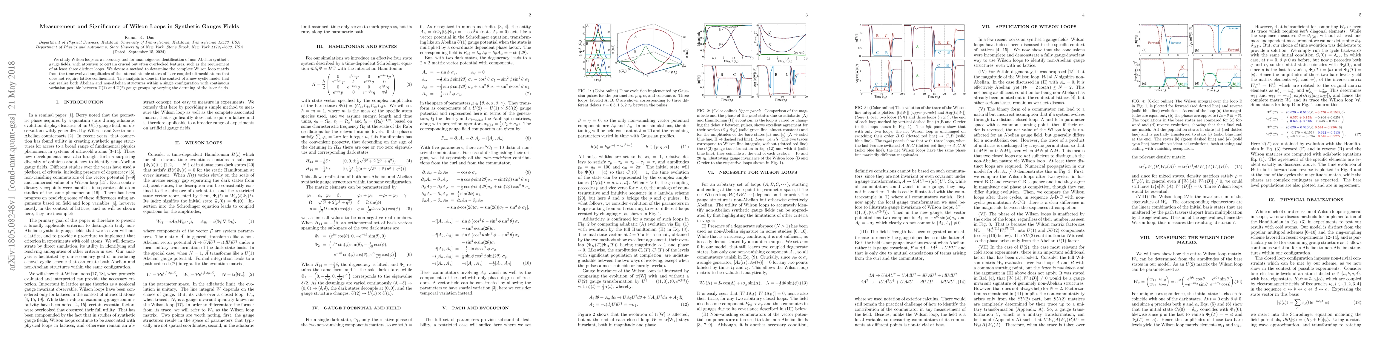 Thumbnail for Measurement and Significance of Wilson Loops in Synthetic Gauges Fields