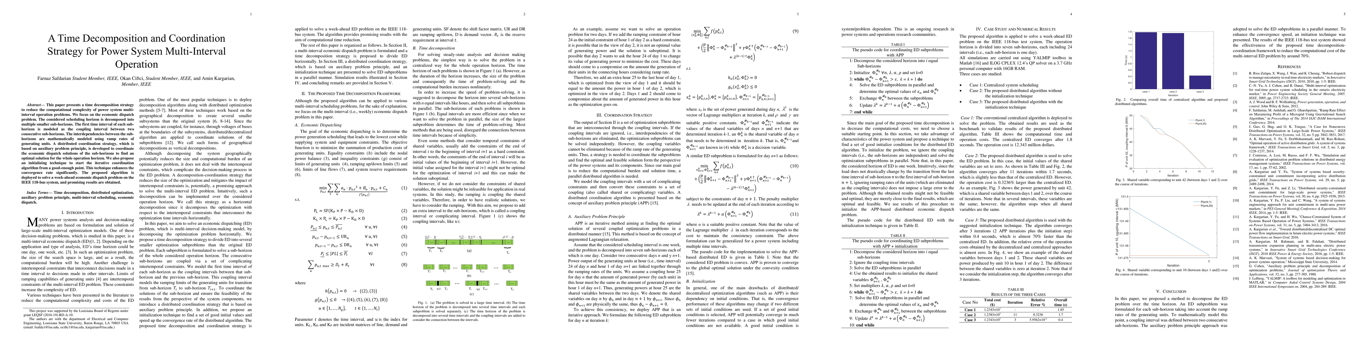 Thumbnail for A Time Decomposition and Coordination Strategy for Power System
  Multi-Interval Operation