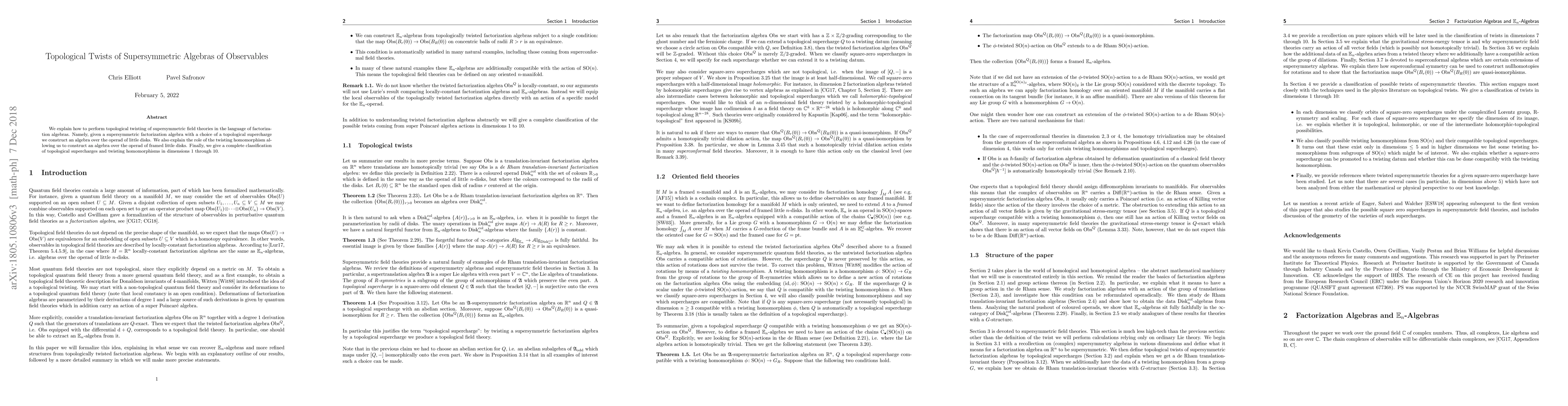 Thumbnail for Topological twists of supersymmetric algebras of observables