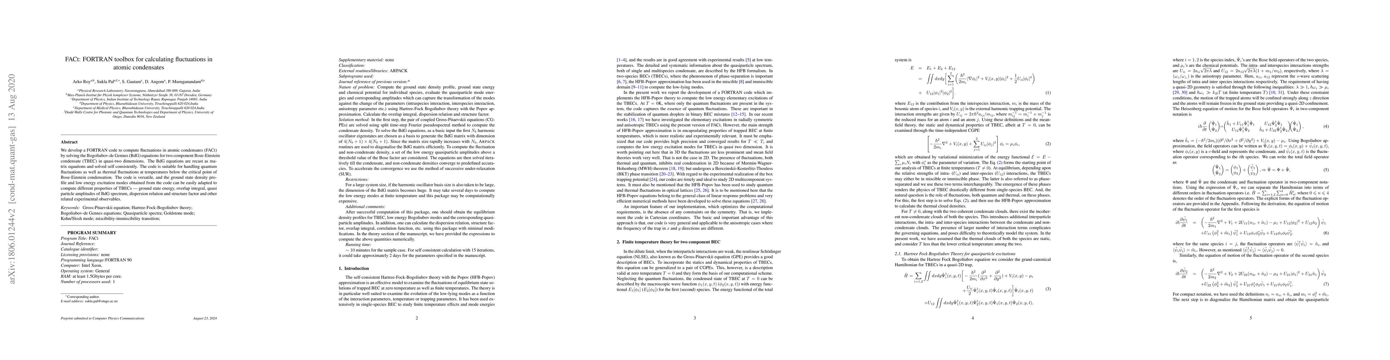 Thumbnail for FACt: FORTRAN toolbox for calculating fluctuations in atomic condensates