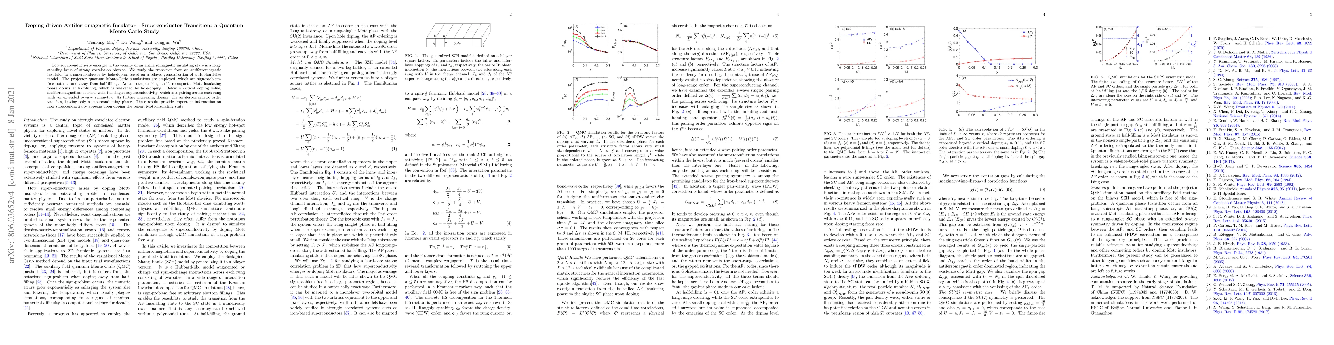 Thumbnail for Doping-driven Antiferromagnetic Insulator -- Superconductor Transition:
  a Quantum Monte Carlo Study