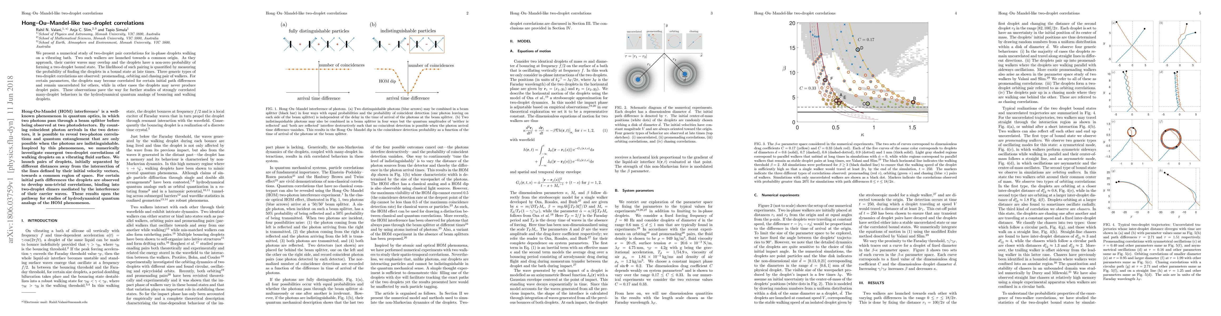 Thumbnail for Hong-Ou-Mandel-like two-droplet correlations