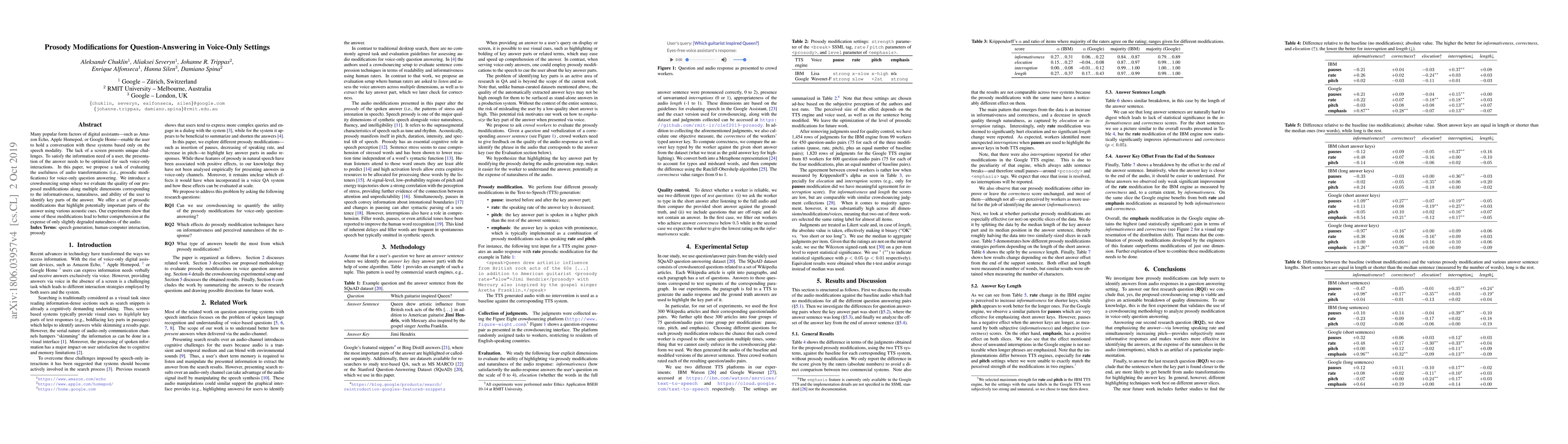 Thumbnail for Prosody Modifications for Question-Answering in Voice-Only Settings