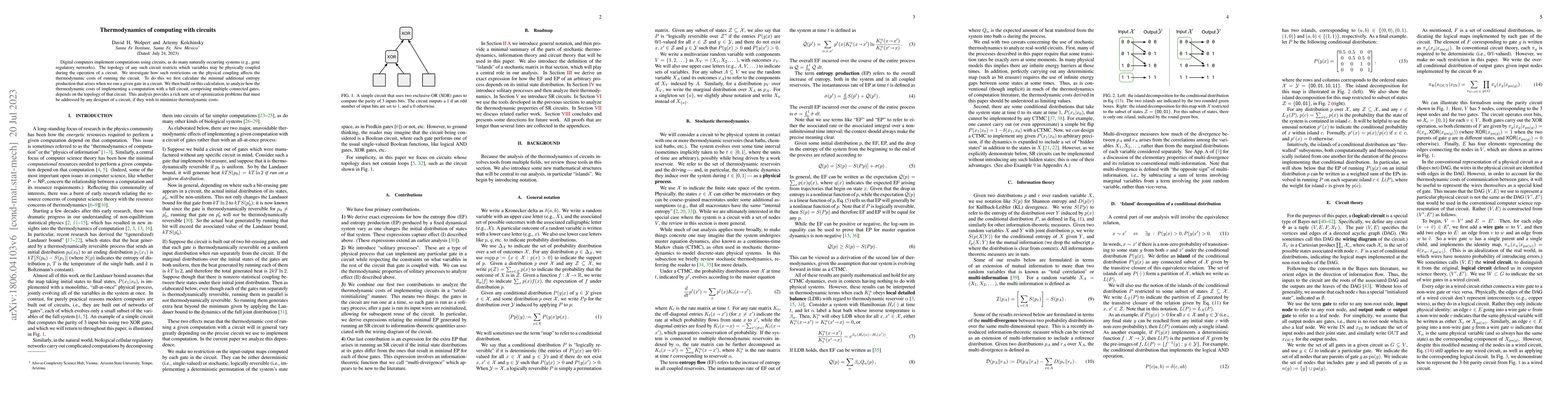 Thumbnail for Thermodynamics of computing with circuits