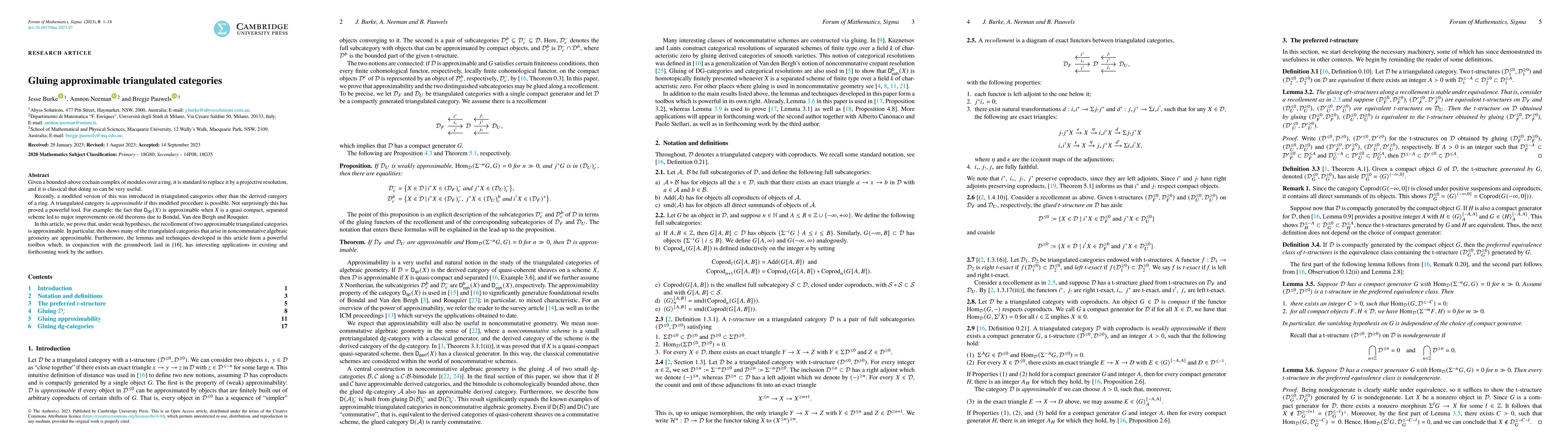 Thumbnail for Gluing Approximable Triangulated Categories