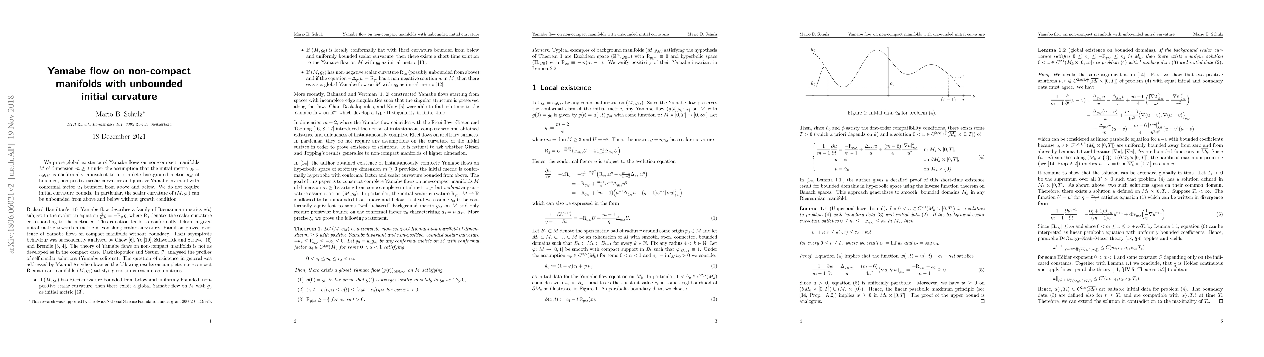 Thumbnail for Yamabe flow on non-compact manifolds with unbounded initial curvature