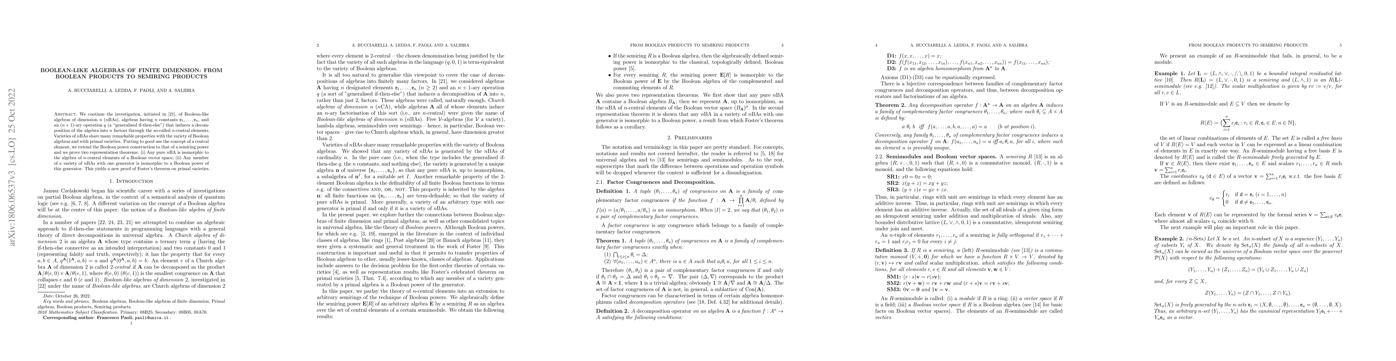 Thumbnail for Boolean-like algebras of finite dimension