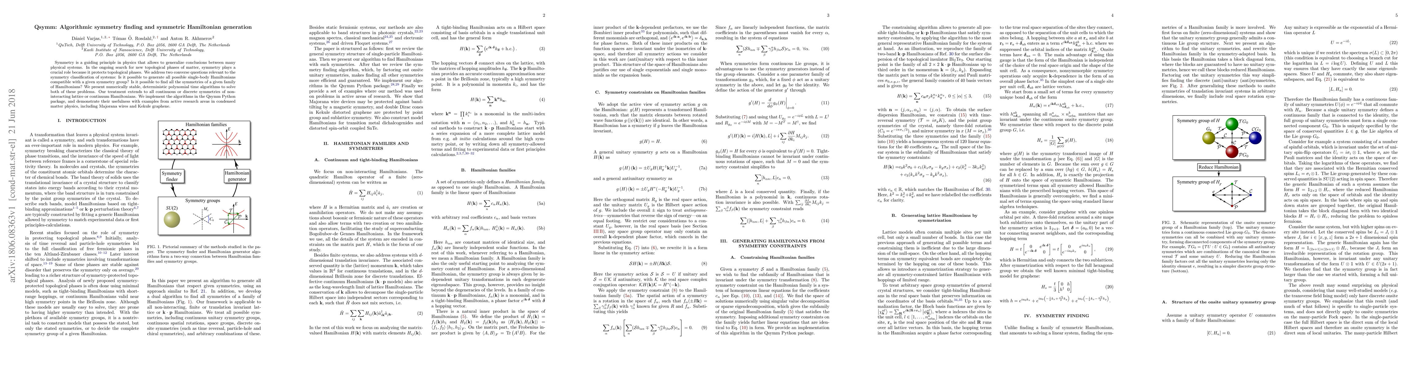 Thumbnail for Qsymm: Algorithmic symmetry finding and symmetric Hamiltonian generation