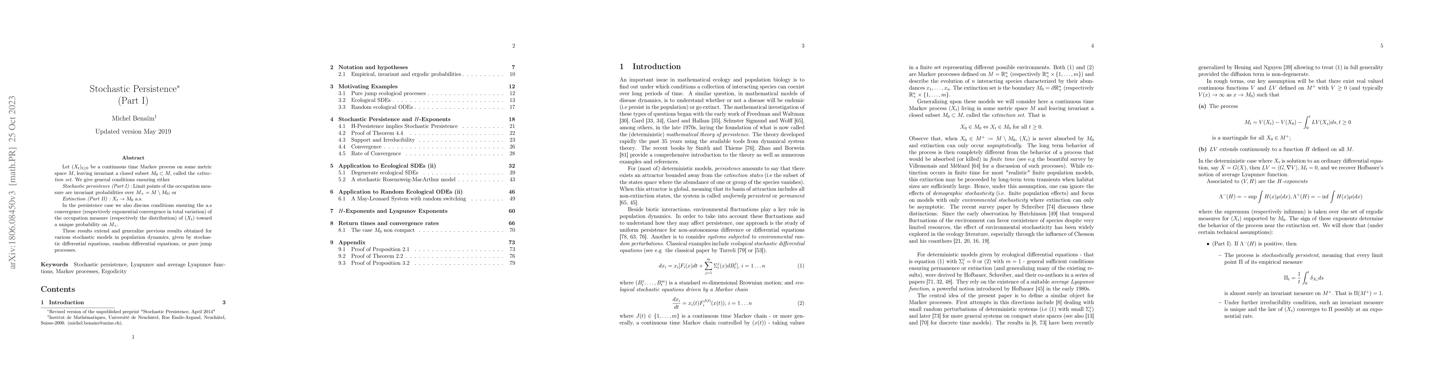 Thumbnail for Stochastic Persistence