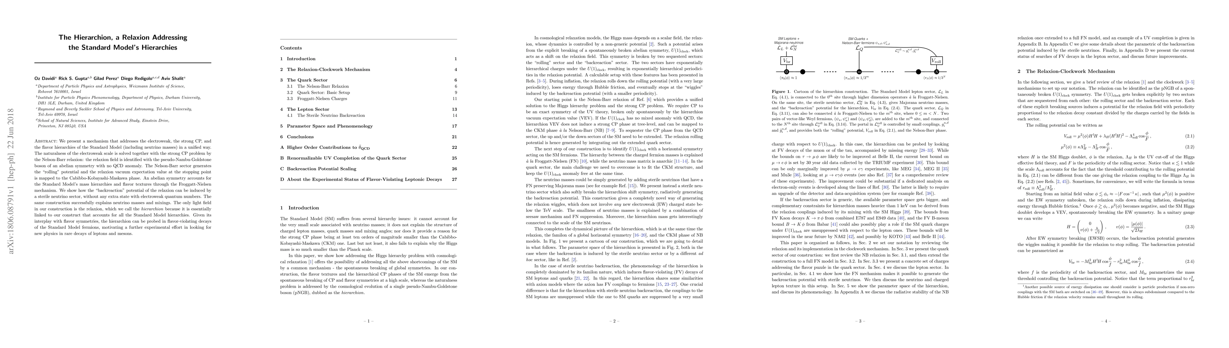 Thumbnail for The Hierarchion, a Relaxion Addressing the Standard Model's Hierarchies
