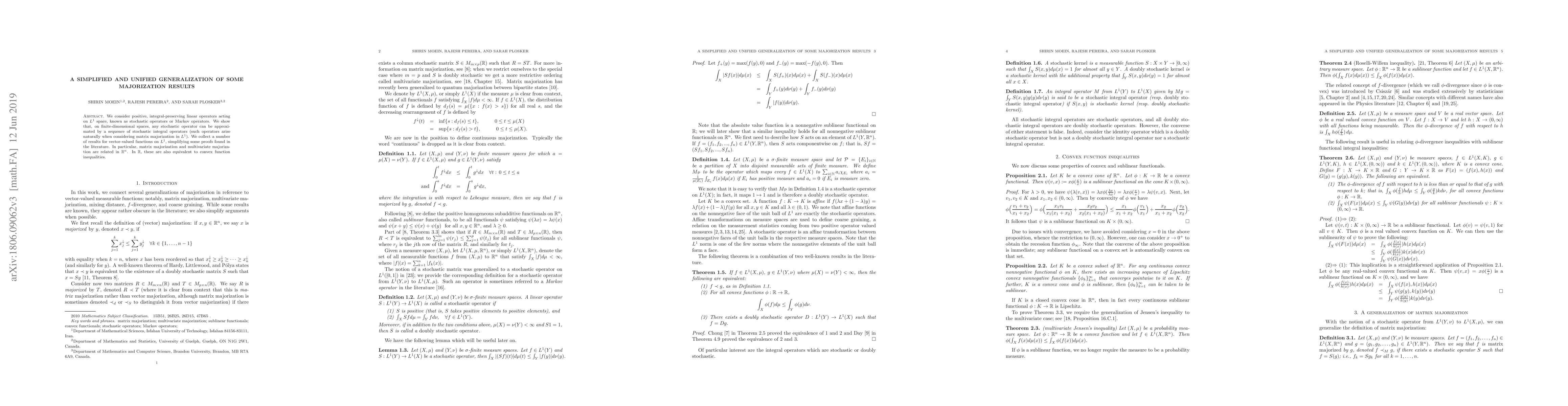 Thumbnail for A simplified and unified generalization of some majorization results