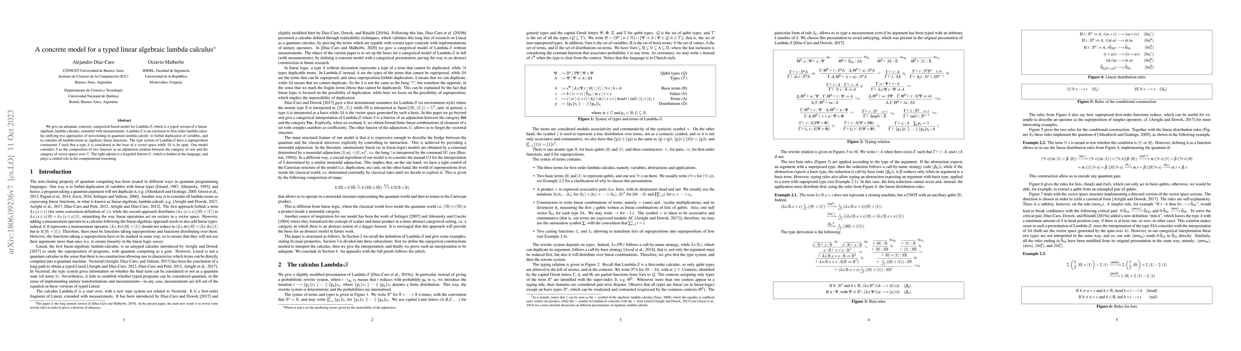 Thumbnail for A concrete model for a typed linear algebraic lambda calculus