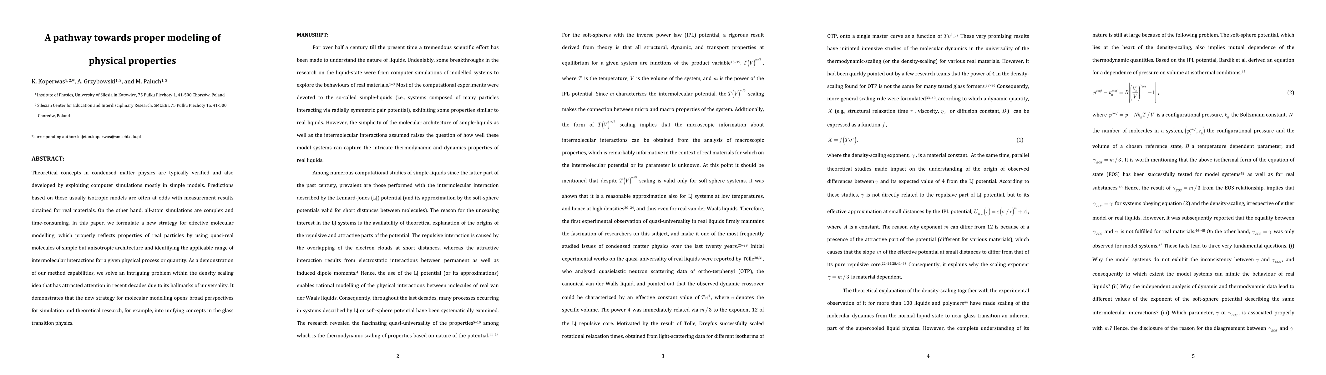 Thumbnail for A pathway towards proper modeling of physical properties