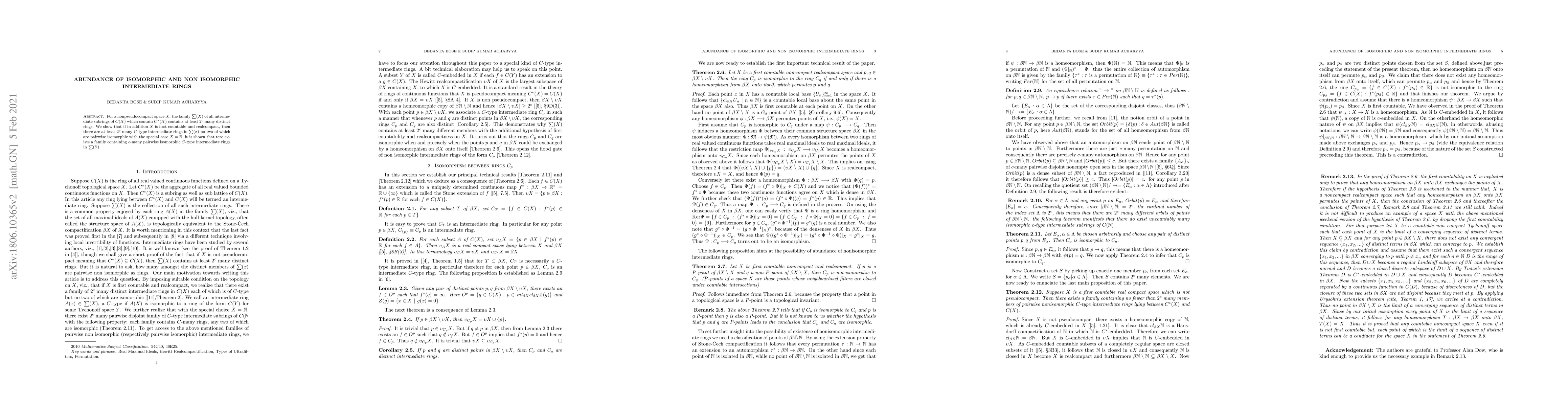 Thumbnail for Abundance of Isomorphic and non isomorphic intermediate rings