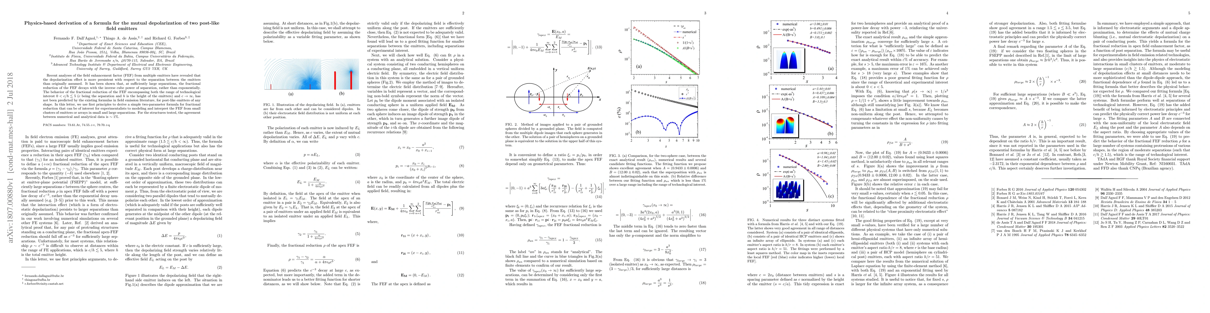 Thumbnail for Physics-based derivation of a formula for the mutual depolarization of
  two post-like field emitters