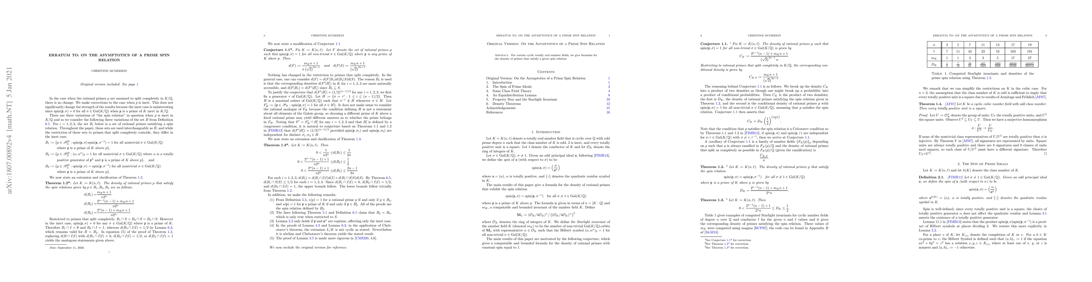 Thumbnail for On the Asymptotics of a Prime Spin Relation