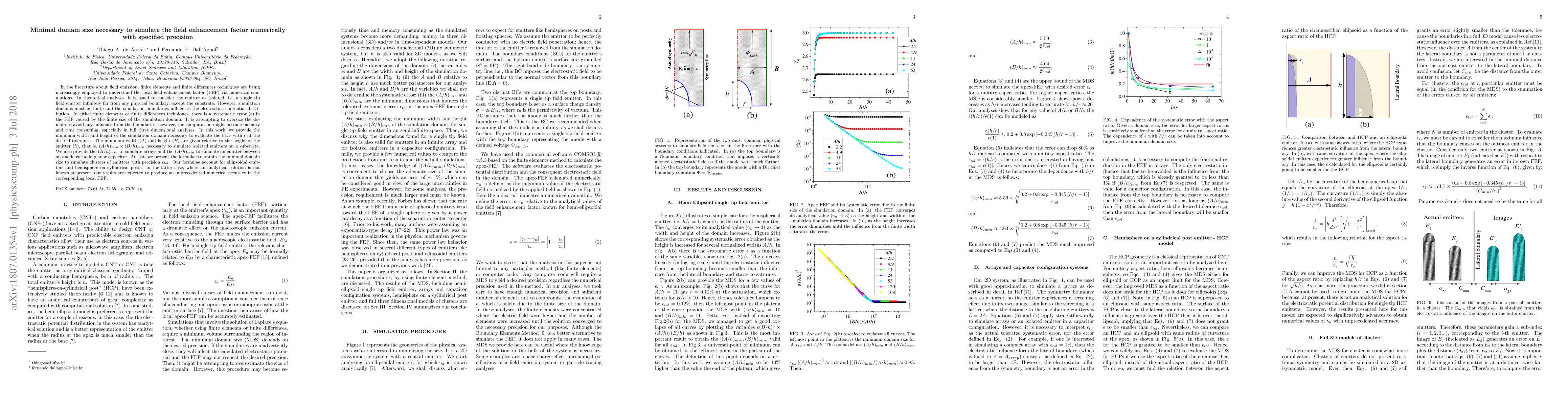 Thumbnail for Minimal domain size necessary to simulate the field enhancement factor
  numerically with specified precision