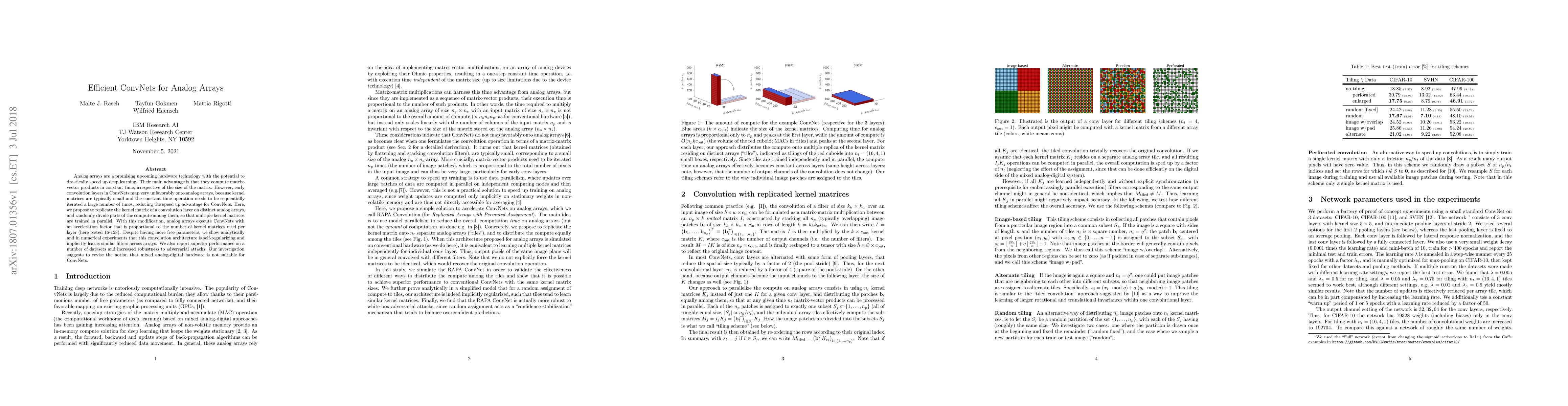 Thumbnail for Efficient ConvNets for Analog Arrays