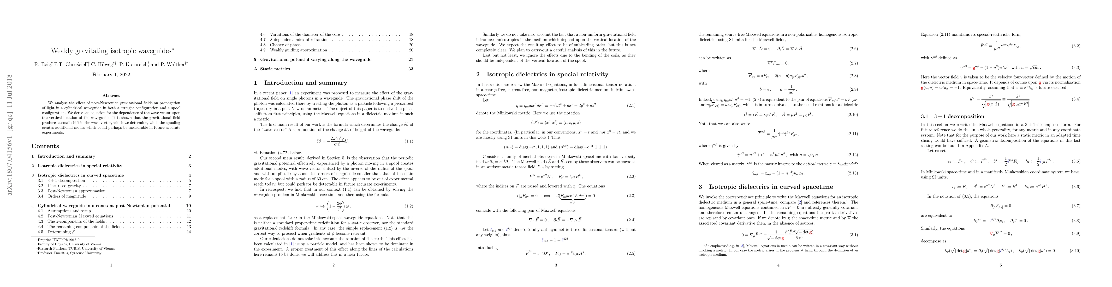 Thumbnail for Weakly gravitating isotropic waveguides