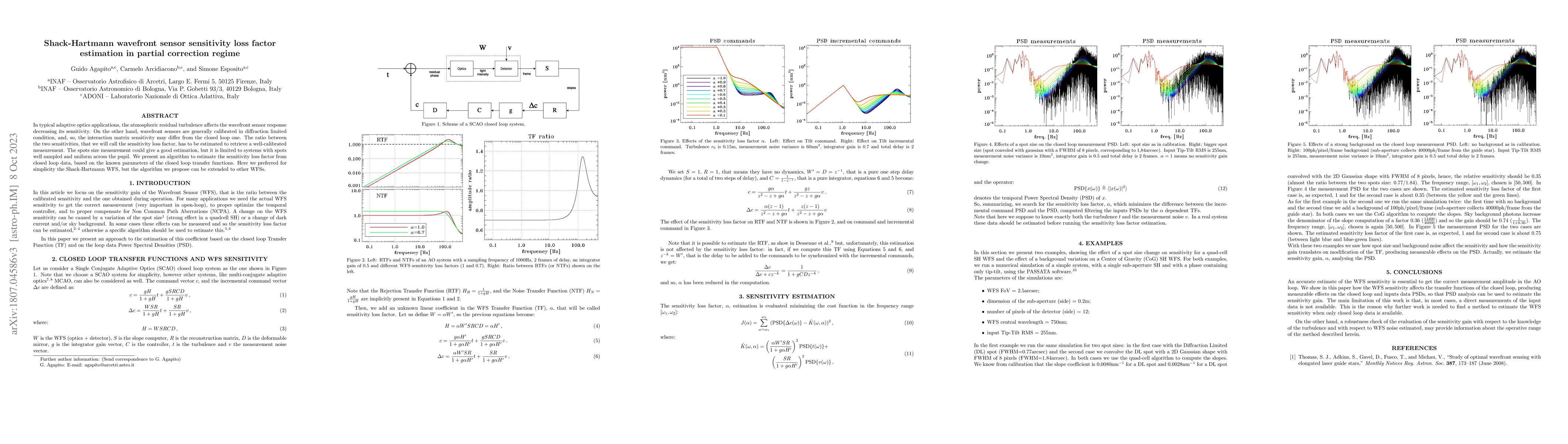 Thumbnail for Shack-Hartmann wavefront sensor sensitivity loss factor estimation in
  partial correction regime