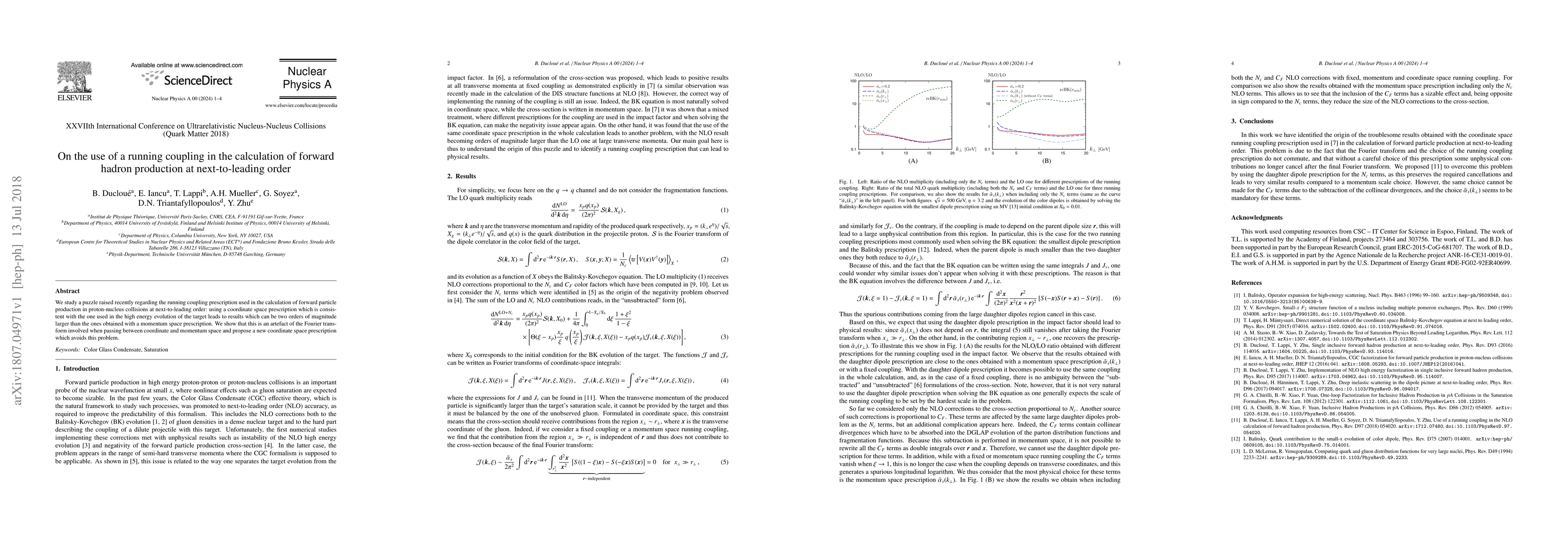 Thumbnail for On the use of a running coupling in the calculation of forward hadron
  production at next-to-leading order