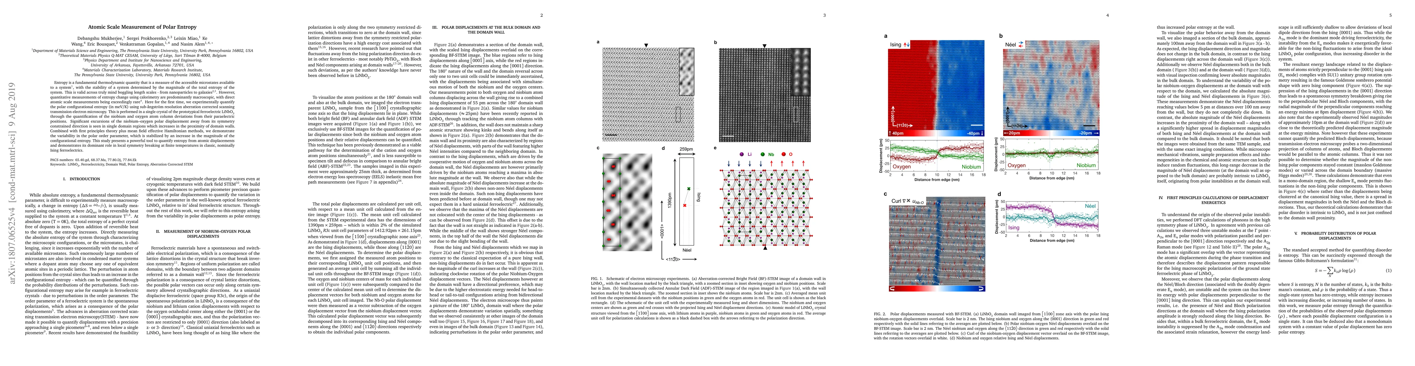 Thumbnail for Atomic Scale Measurement of Polar Entropy