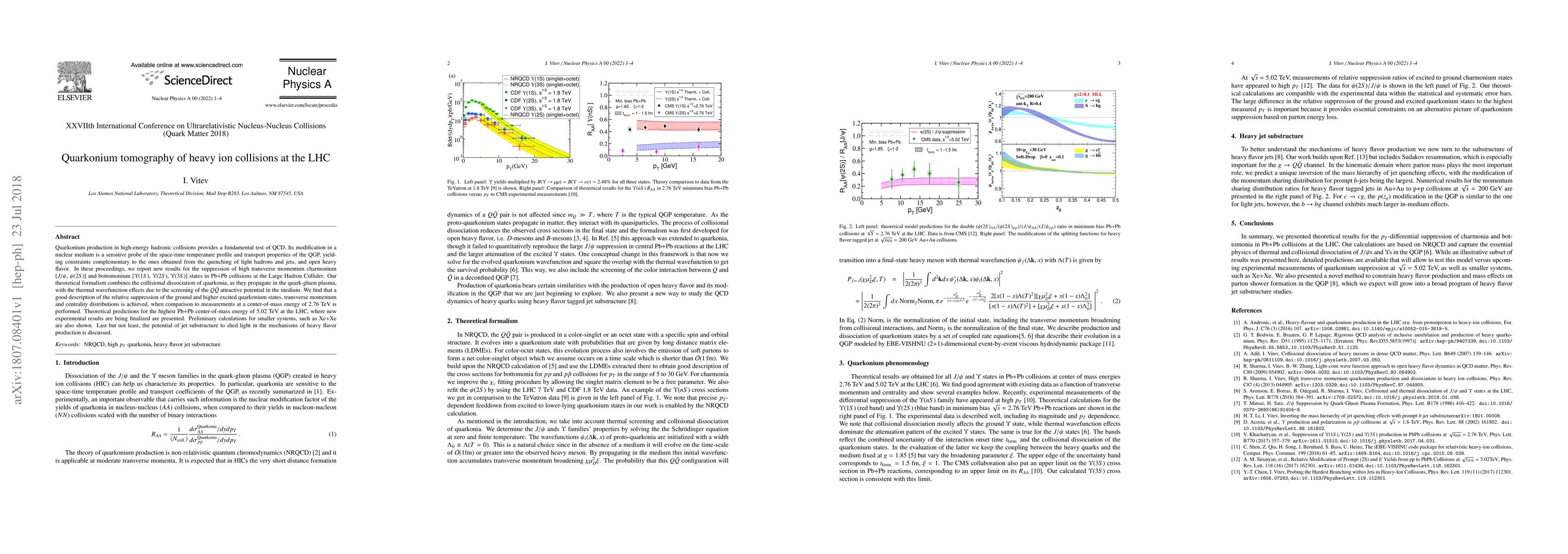 Thumbnail for Quarkonium tomography of heavy ion collisions at the LHC