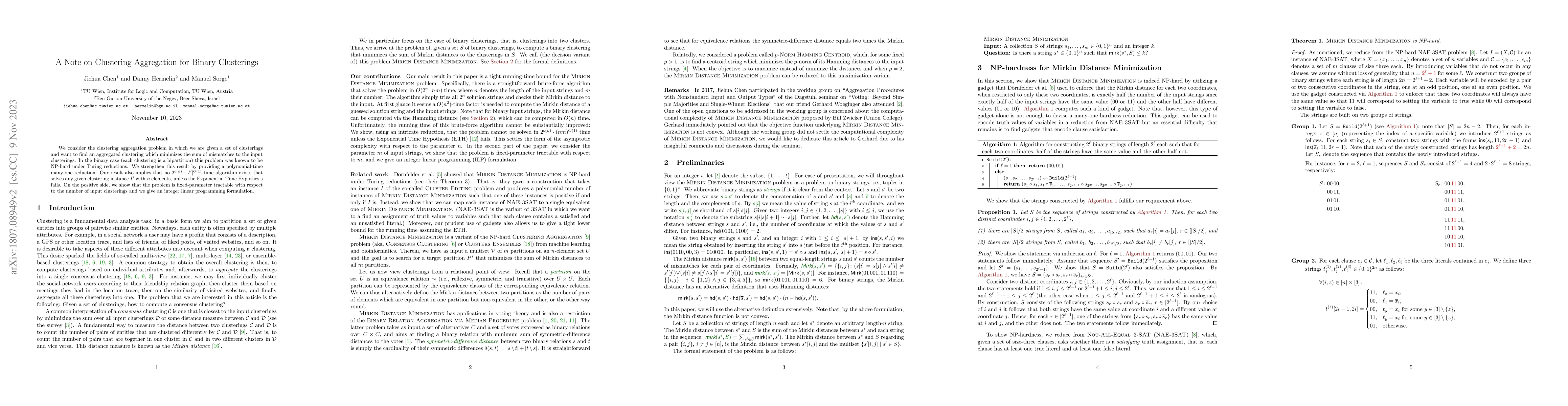 Thumbnail for A Note on Clustering Aggregation for Binary Clusterings