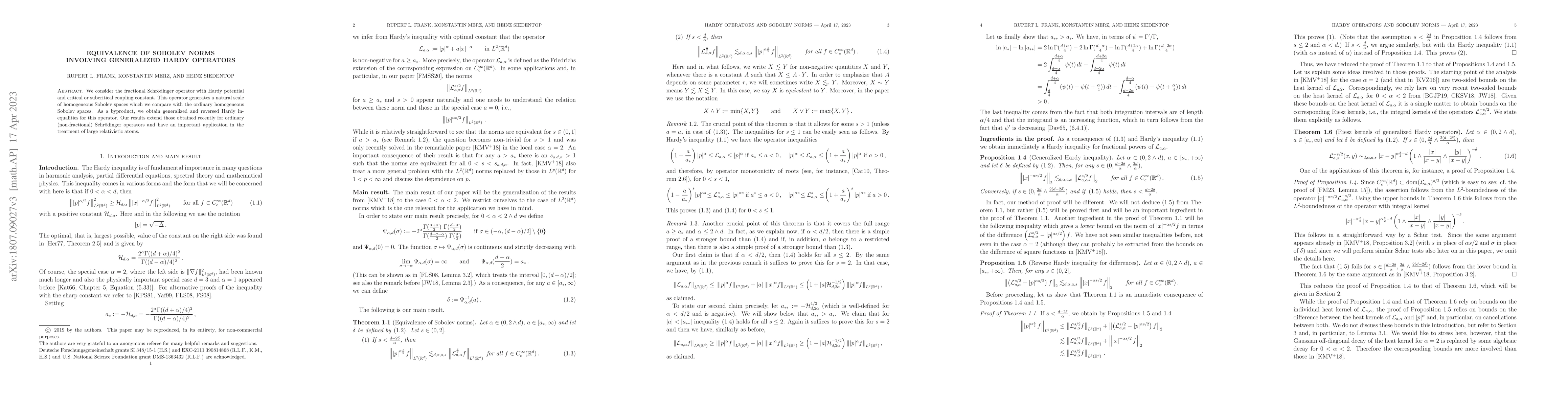 Thumbnail for Equivalence of Sobolev norms involving generalized Hardy operators