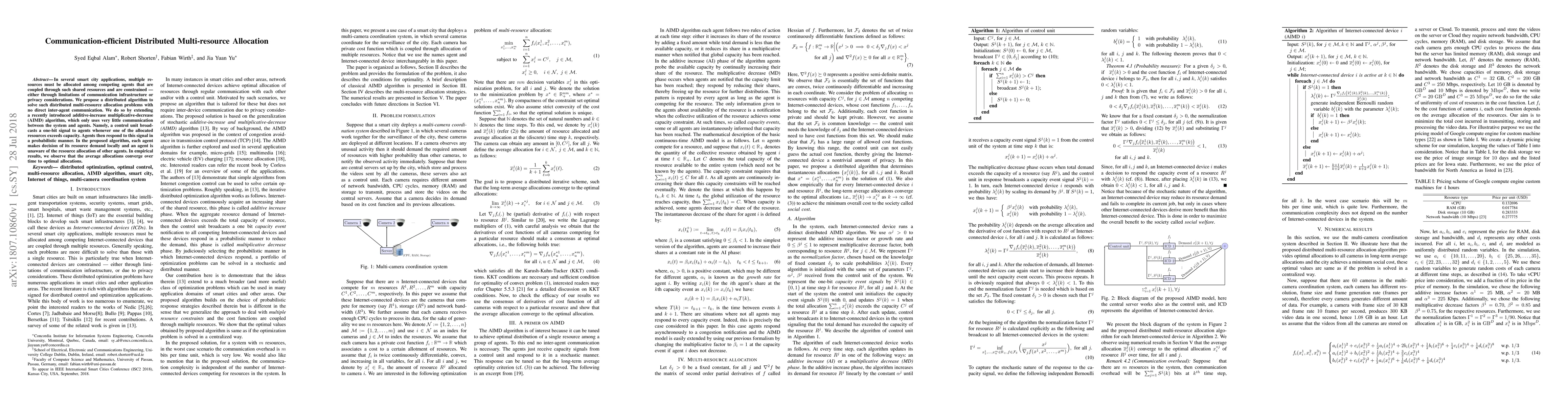 Thumbnail for Communication-efficient Distributed Multi-resource Allocation
