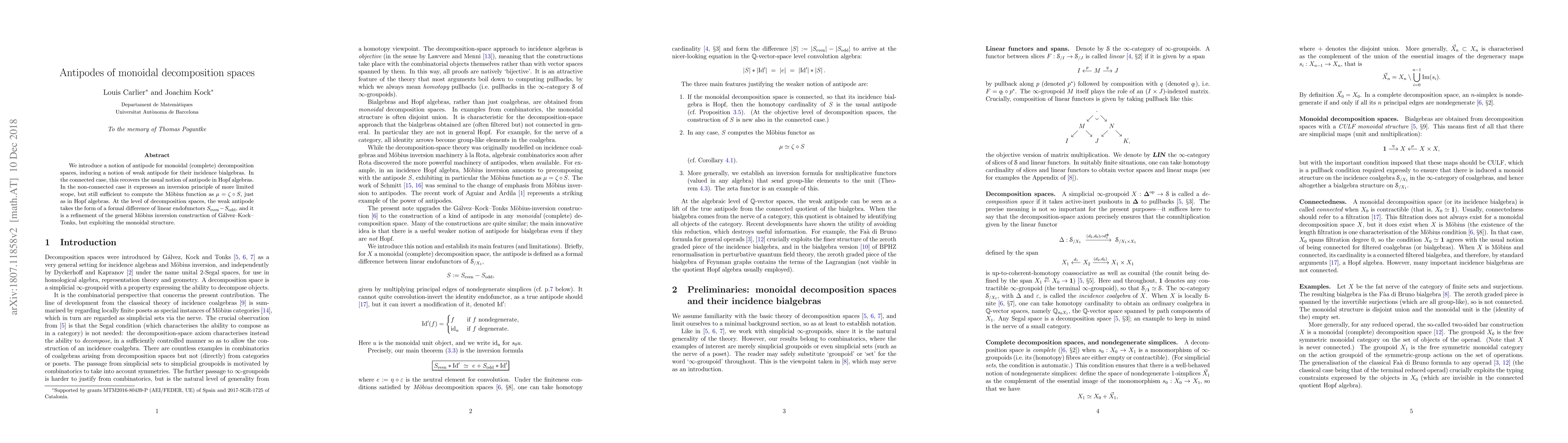 Thumbnail for Antipodes of monoidal decomposition spaces