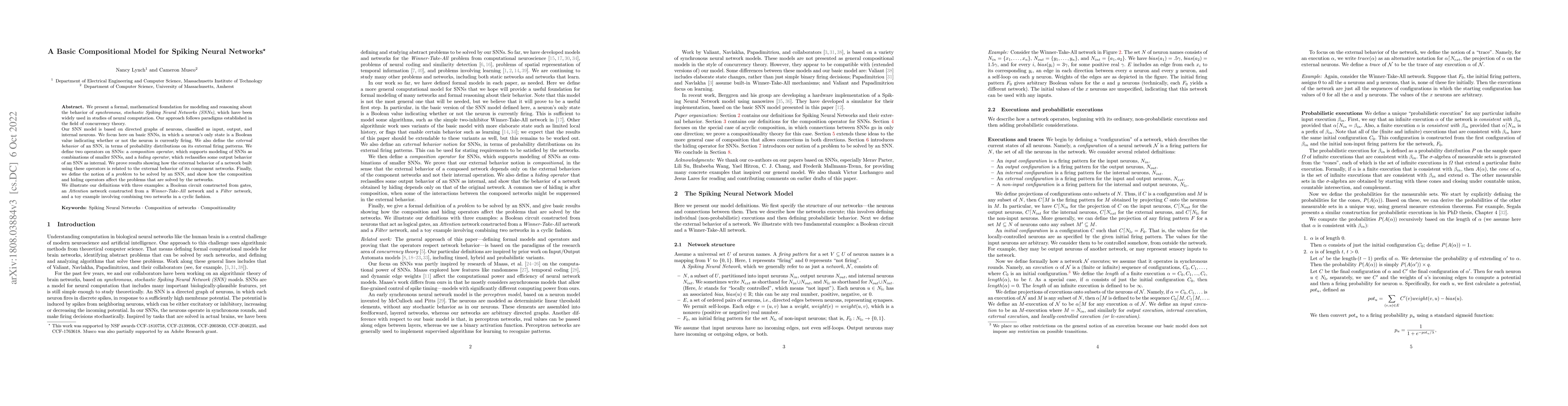 Thumbnail for A Basic Compositional Model for Spiking Neural Networks