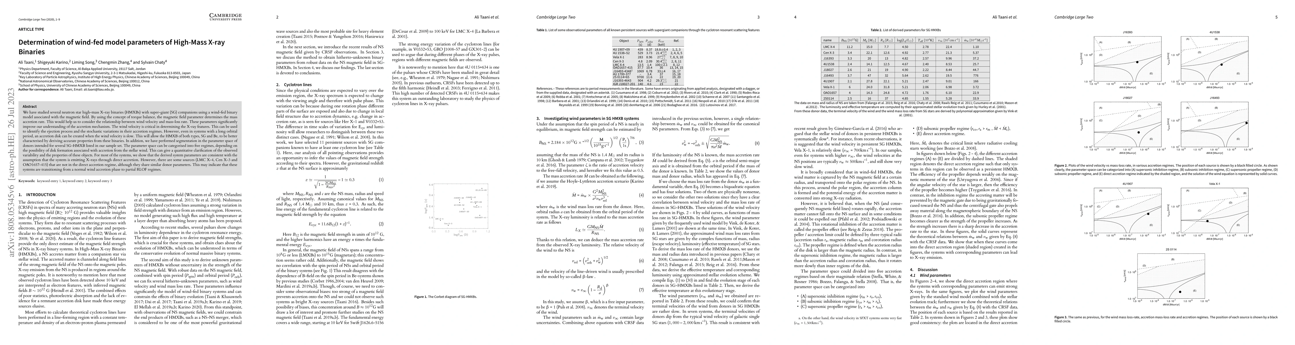 Thumbnail for Determination of wind-fed model parameters of neutron stars in high-mass
  X-ray binaries