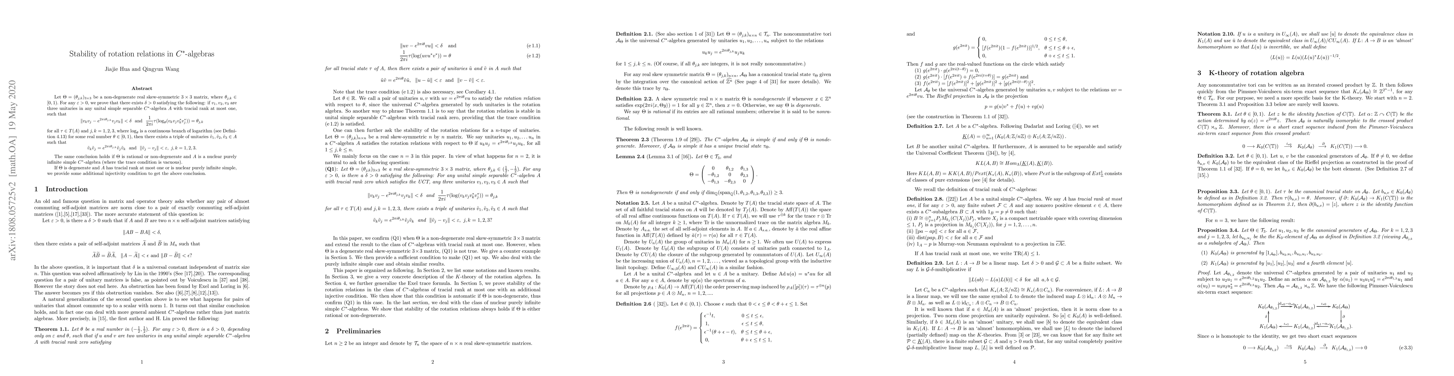 Thumbnail for Stability of rotation relations in $C^*$-algebras
