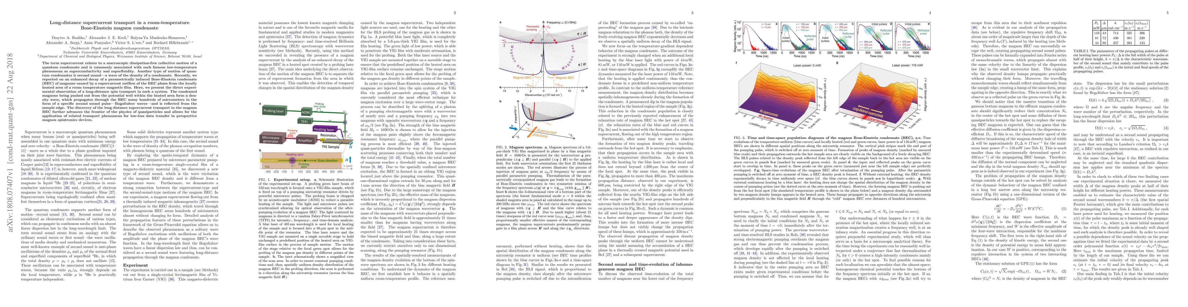 Thumbnail for Long-distance supercurrent transport in a room-temperature Bose-Einstein
  magnon condensate