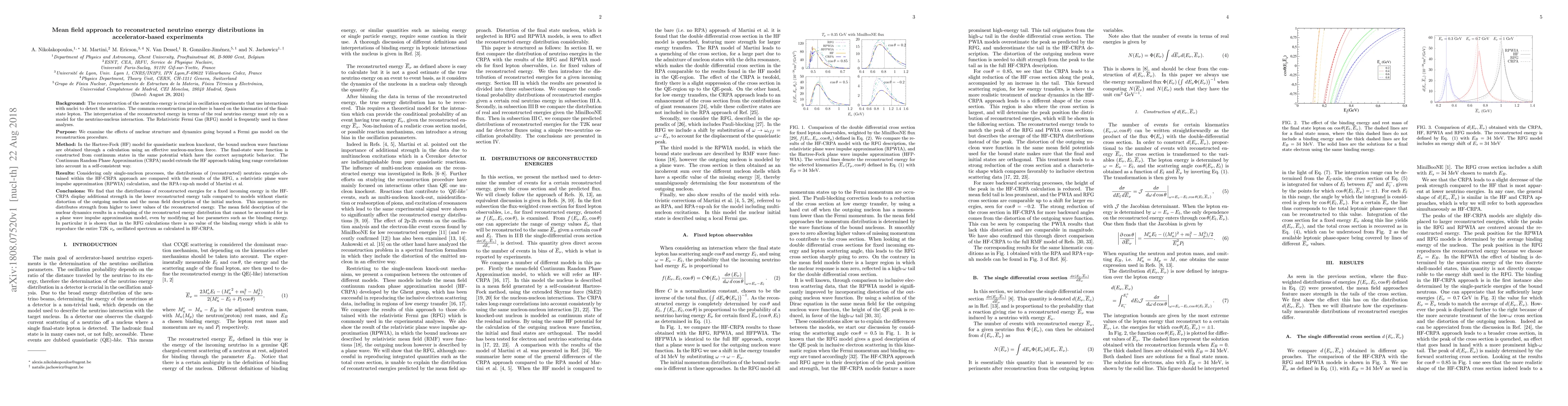 Thumbnail for Mean field approach to reconstructed neutrino energy distributions in
  accelerator-based experiments