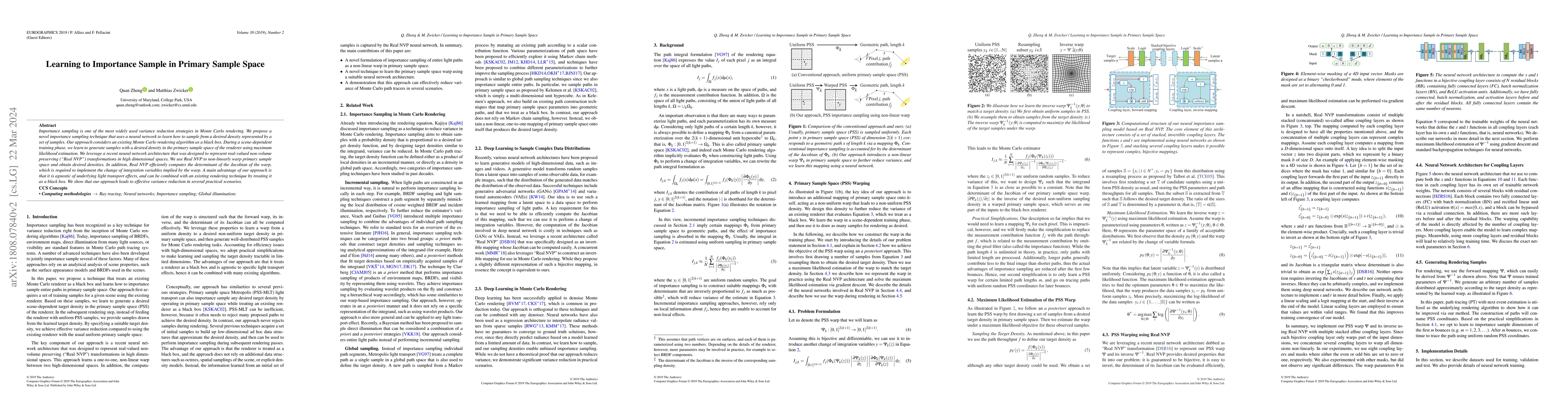 Thumbnail for Learning to Importance Sample in Primary Sample Space