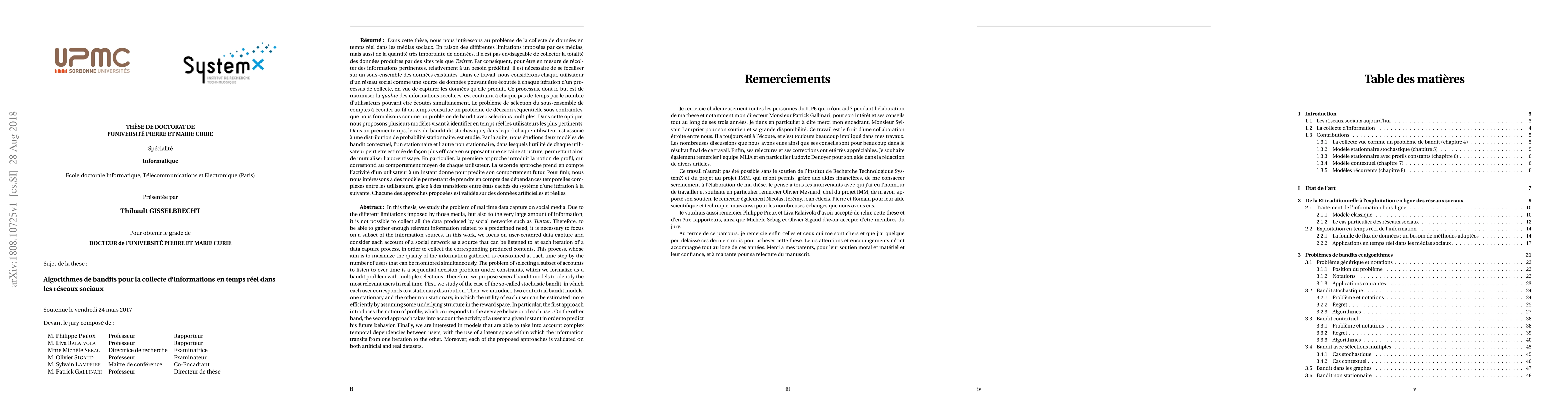 Thumbnail for Bandit algorithms for real-time data capture on large social medias
