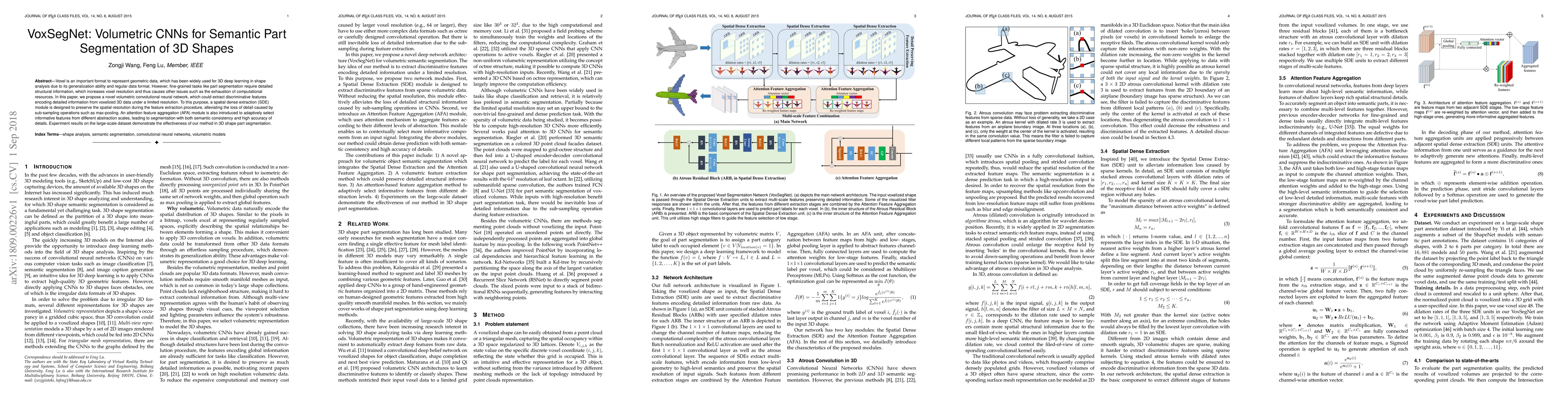 Thumbnail for VoxSegNet: Volumetric CNNs for Semantic Part Segmentation of 3D Shapes