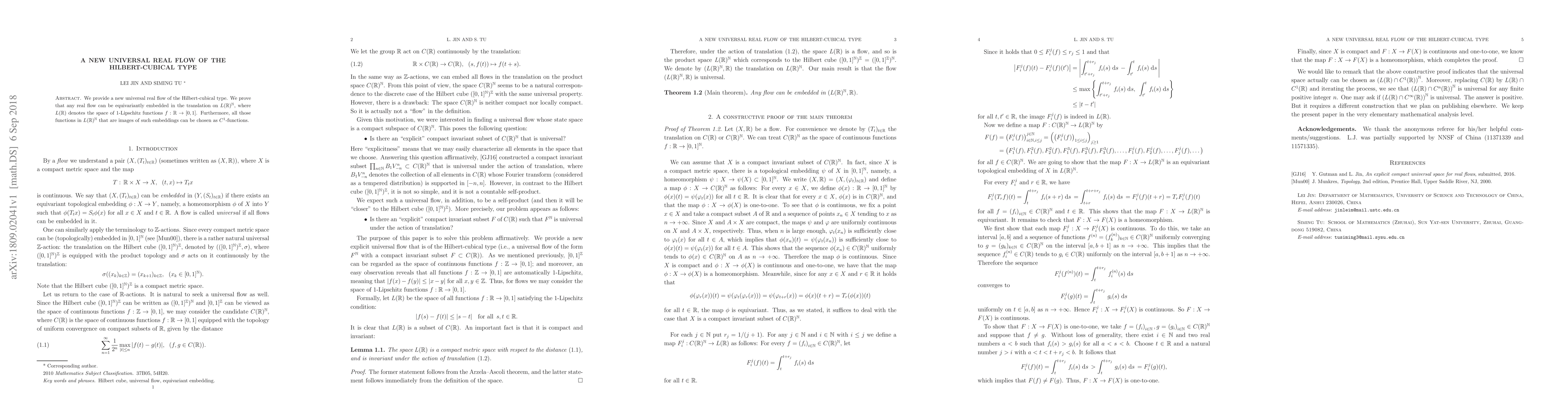 Thumbnail for A new universal real flow of the Hilbert-cubical type