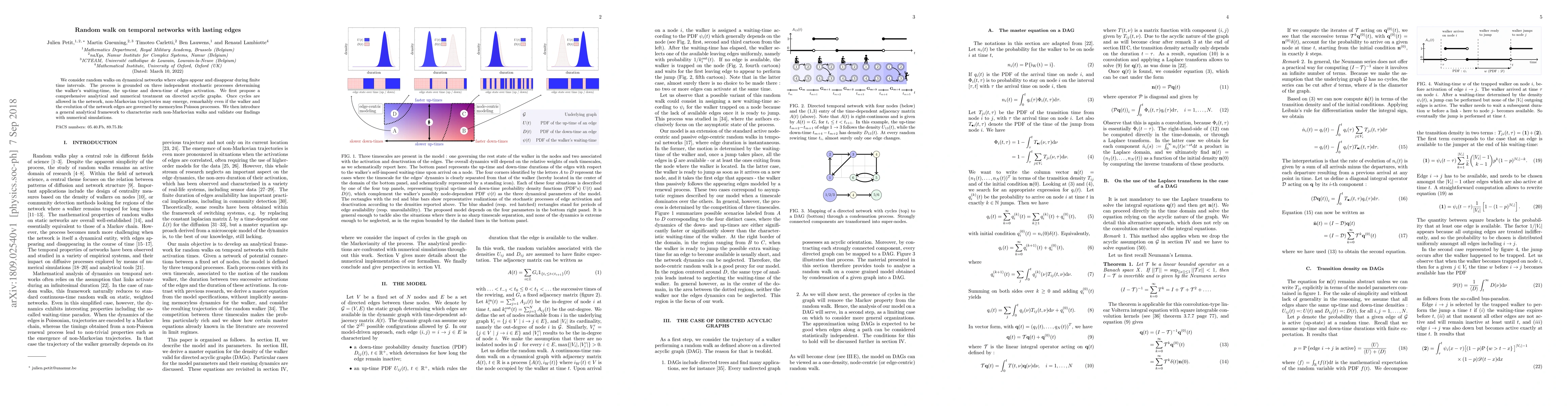 Thumbnail for Random walk on temporal networks with lasting edges